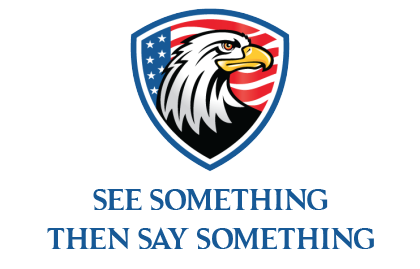 if you see something, say something logo